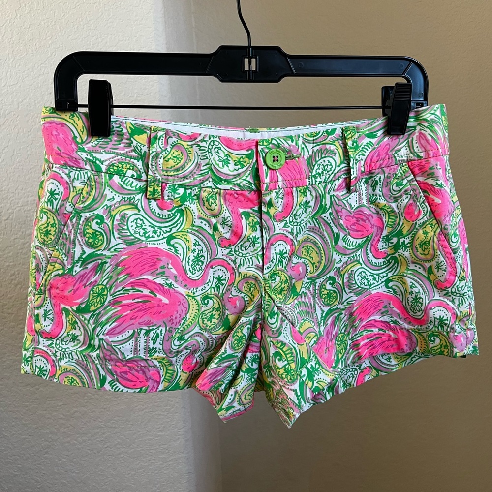 Lilly Pulitzer Pink and Green Short - Size 2